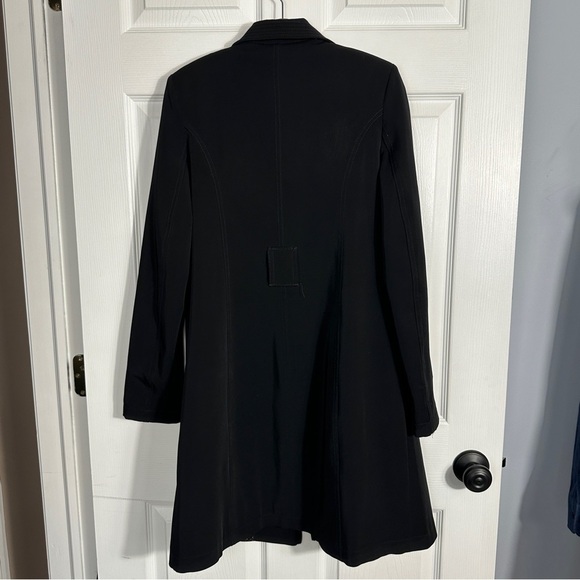 Rothschild size 16 trenchcoat (girls), black, button/belt closure, polka dots - Picture 8 of 9